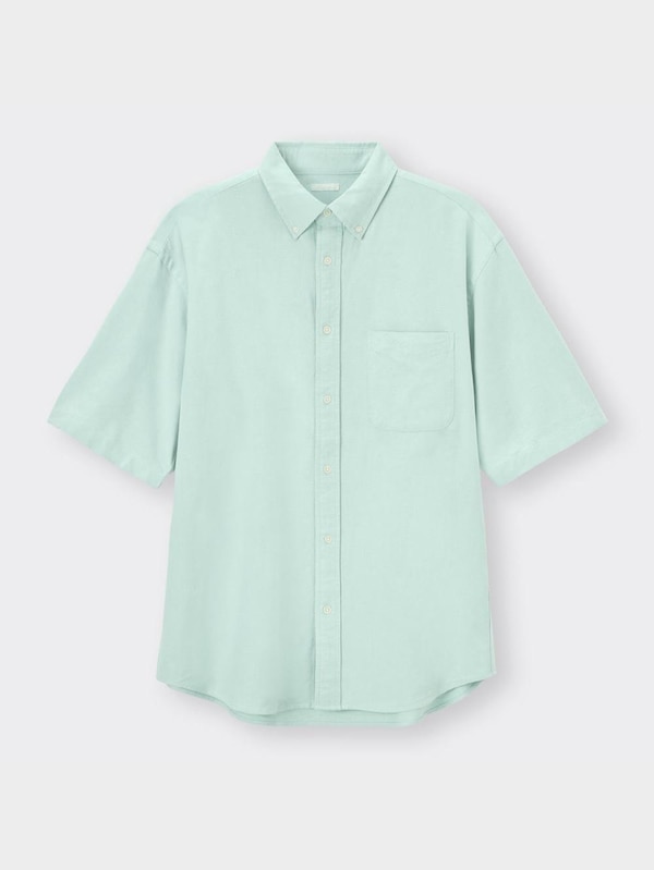 オックスフォードオーバーサイズシャツ(5分袖)