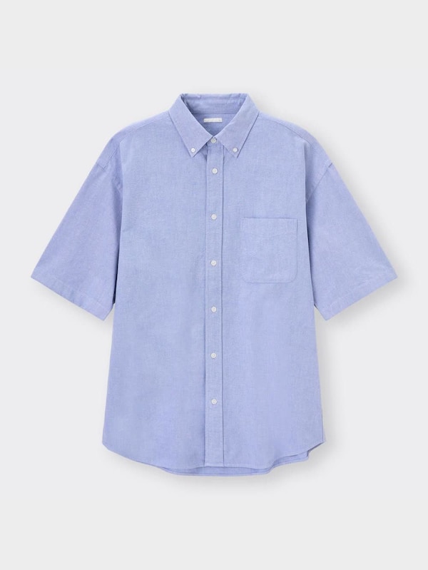 オックスフォードオーバーサイズシャツ(5分袖)