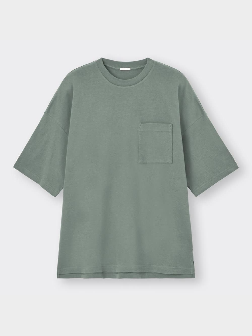 特価マニ GU ルーズフィットT(5分袖) ネイビー 341-321629 - メルカリ