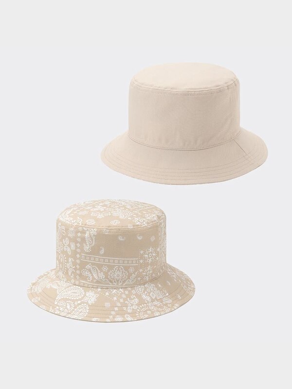 リバーシブルバケットハット(バンダナ)+E