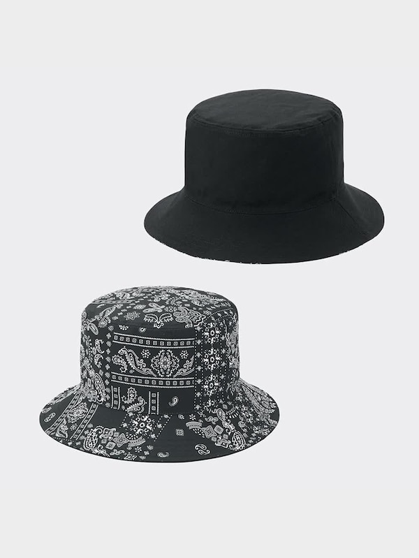 リバーシブルバケットハット(バンダ�ナ)+E