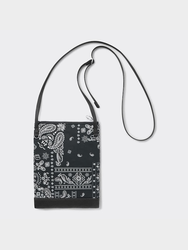 スクエアショルダーバッグ(バンダナ)+E