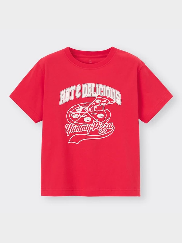 BOYSグラフィックT(半袖)(ピザ)