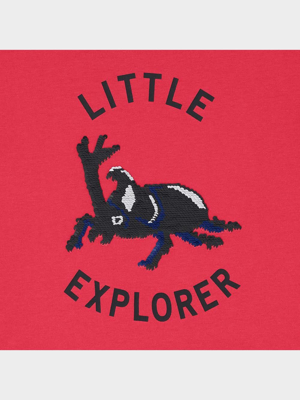 GU公式 | BOYSスパンコールT(半袖)(カブトムシ)