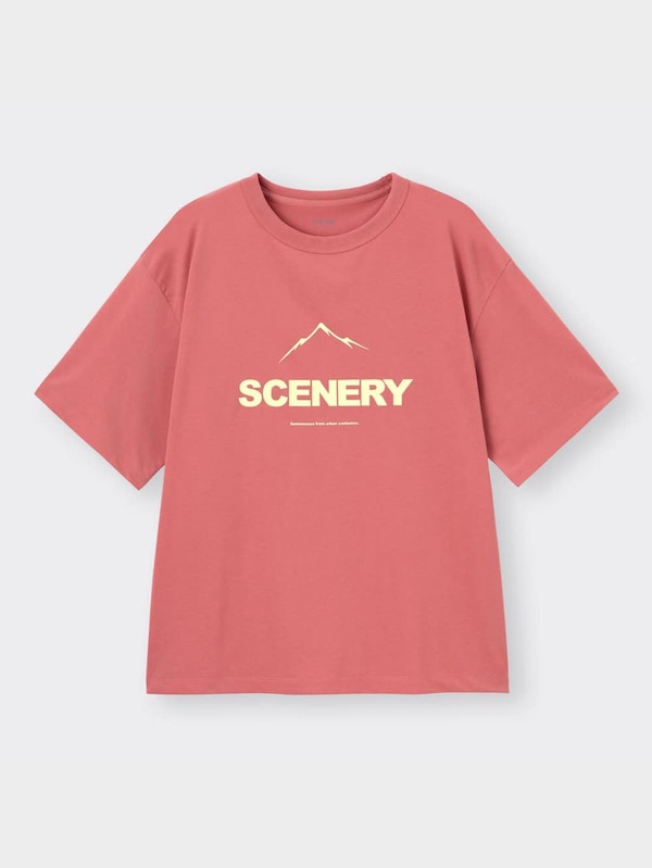 クイックドライビッグT(半袖)グラフィック1GA+E