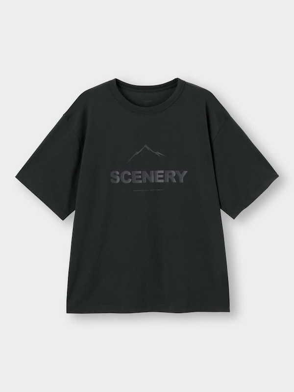 クイックドライビッグT(半袖)グラフィック1GA+E