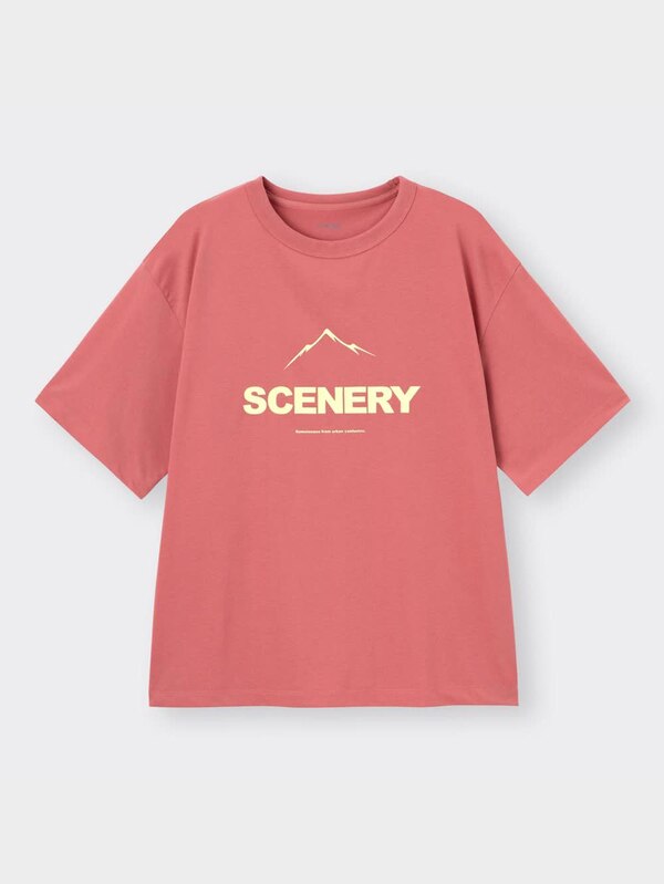 クイックドライビッグT(半袖)グラフィック1GA+E