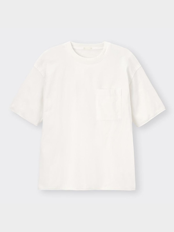 ウォッシュドカットオフビッグT(5分袖)NT+E