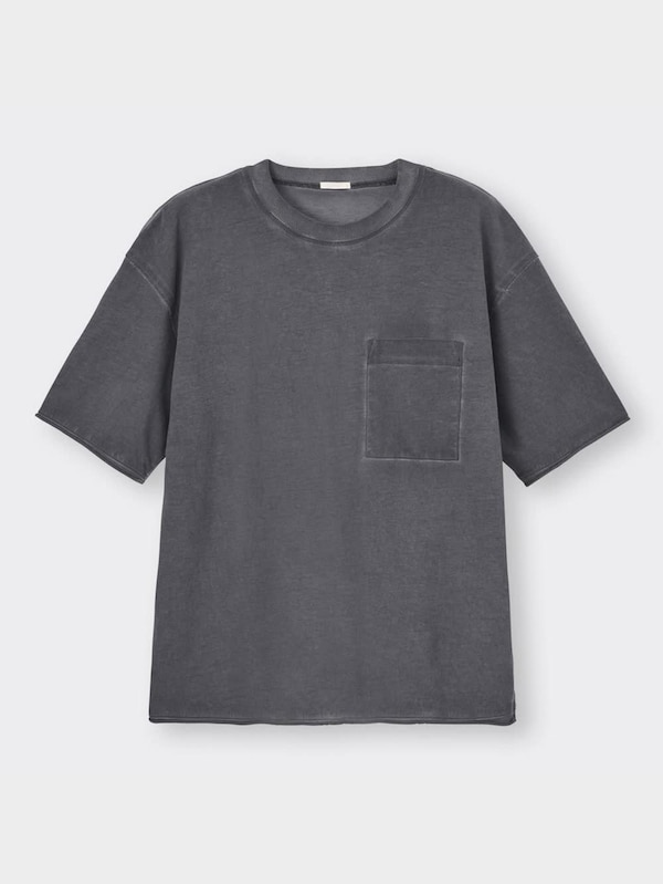 ウォッシュドカットオフビッグT(5分袖)NT+E