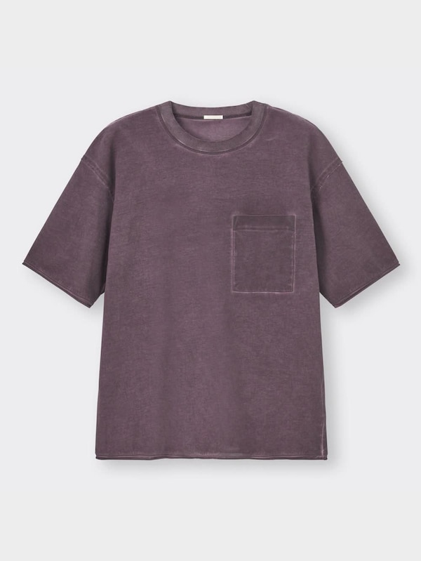 ウォッシュドカットオフビッグT(5分袖)NT+E