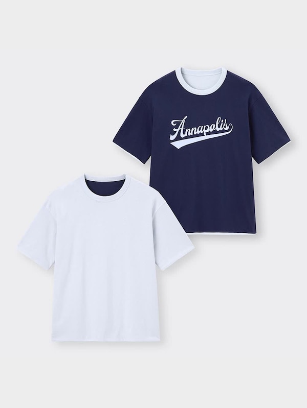 リバーシブルビッグT(5分袖)NT+E