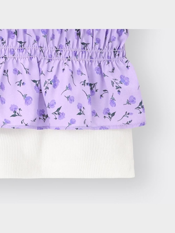 GIRLSフラワープリントキャミソールセットT(半袖)(セットアップ可能)