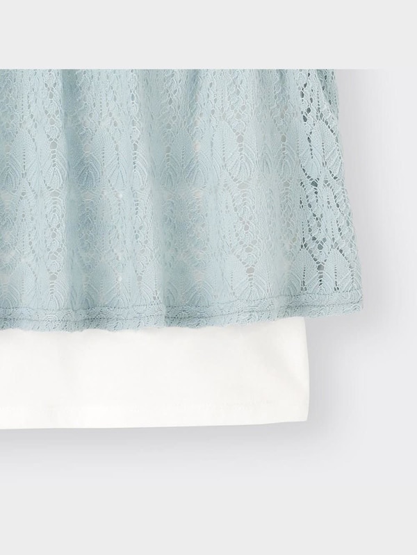 GIRLSレースドッキングT(半袖)