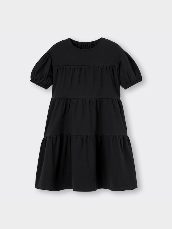 GIRLSティアードワンピース(5分袖)