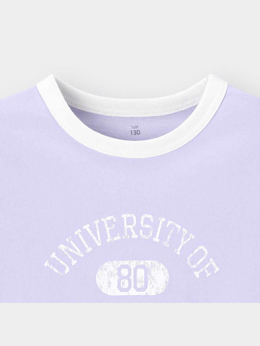 GU公式 | GIRLSグラフィックT(半袖)(リンガー)