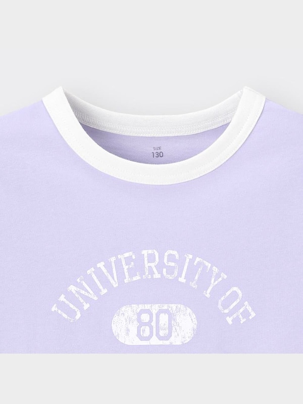 GIRLSグラフィックT(半袖)(リンガー)