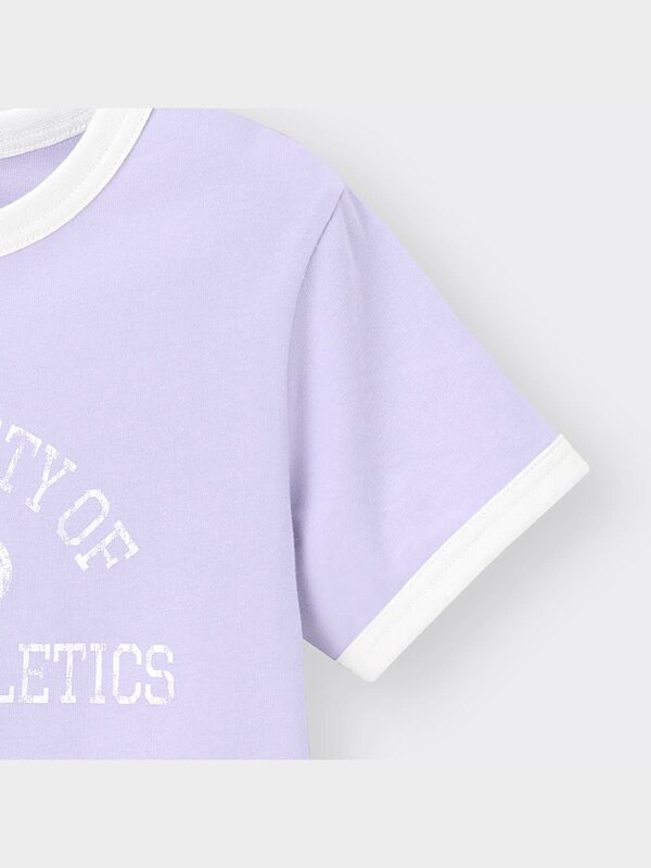 GIRLSグラフィックT(半袖)(リンガー)