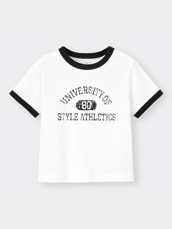 GIRLSグラフィックT(半袖)(リンガー)