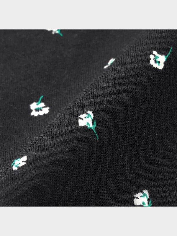 GIRLSフラワープリントドッキングT(半袖)+X