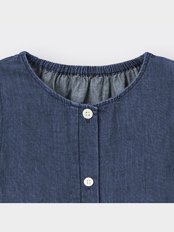 GIRLSデニムティアードワンピース(半袖)