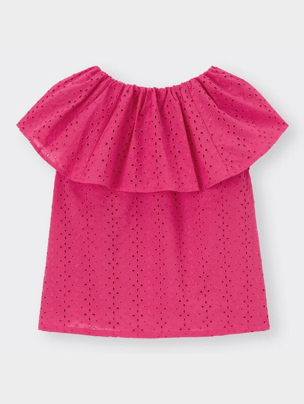 GIRLSエンブロイダリーレースブラウス(半袖)+E