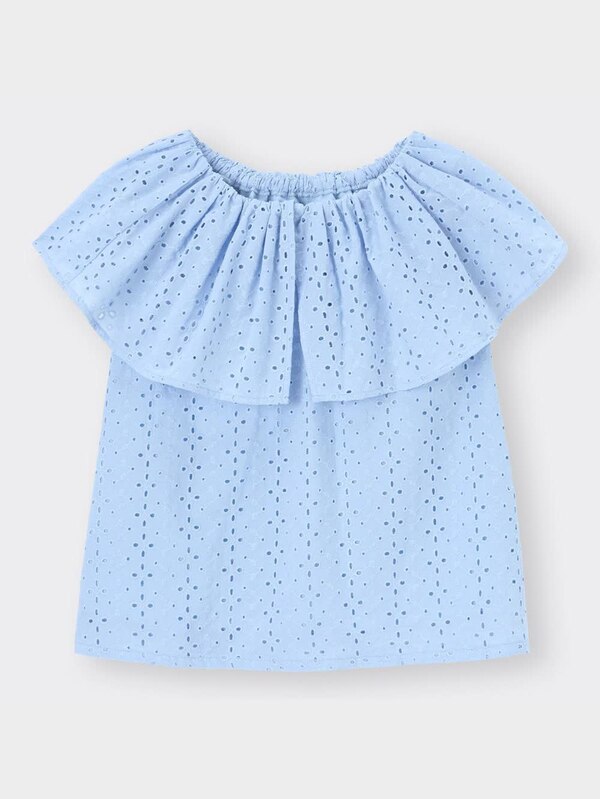 GIRLSエンブロイダリーレースブラウス(半袖)+E