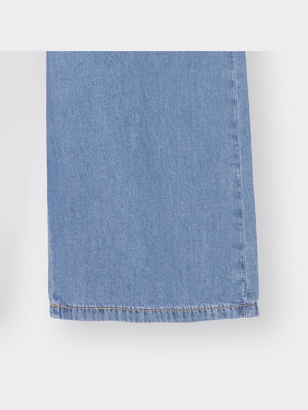 GIRLSライトデニムイージーワイドパンツ