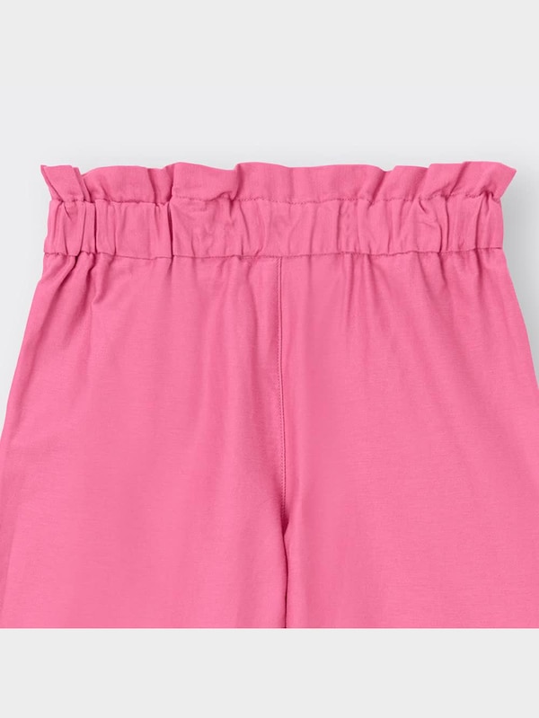 GIRLSリネンブレンドイージーワイドパンツ