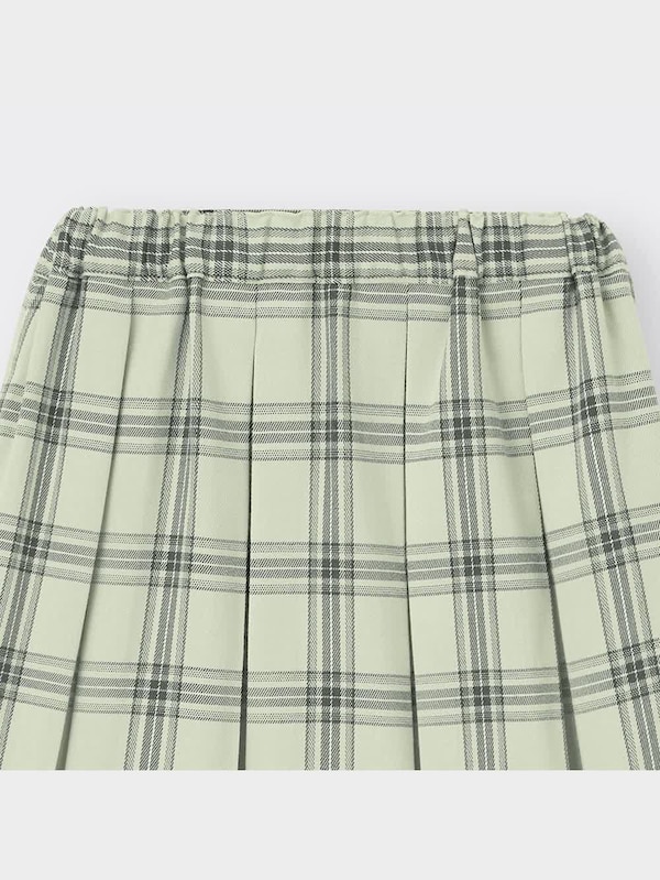 GIRLSチェックプリーツスカート+E