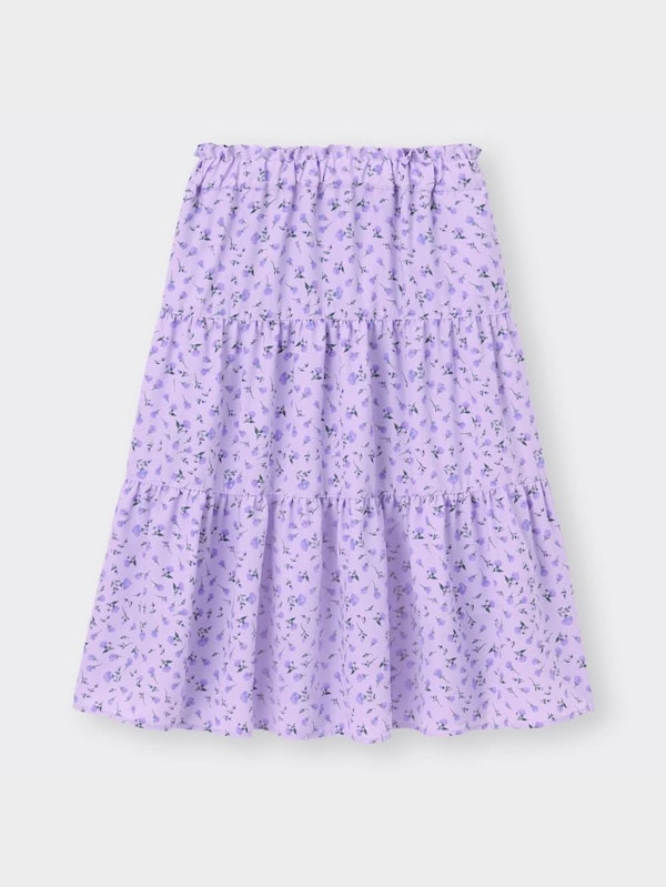 GIRLSフラワープリントティアードスカート(セットアップ可能)