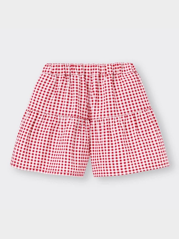 GIRLSティアードキュロット(ギンガムチェック)