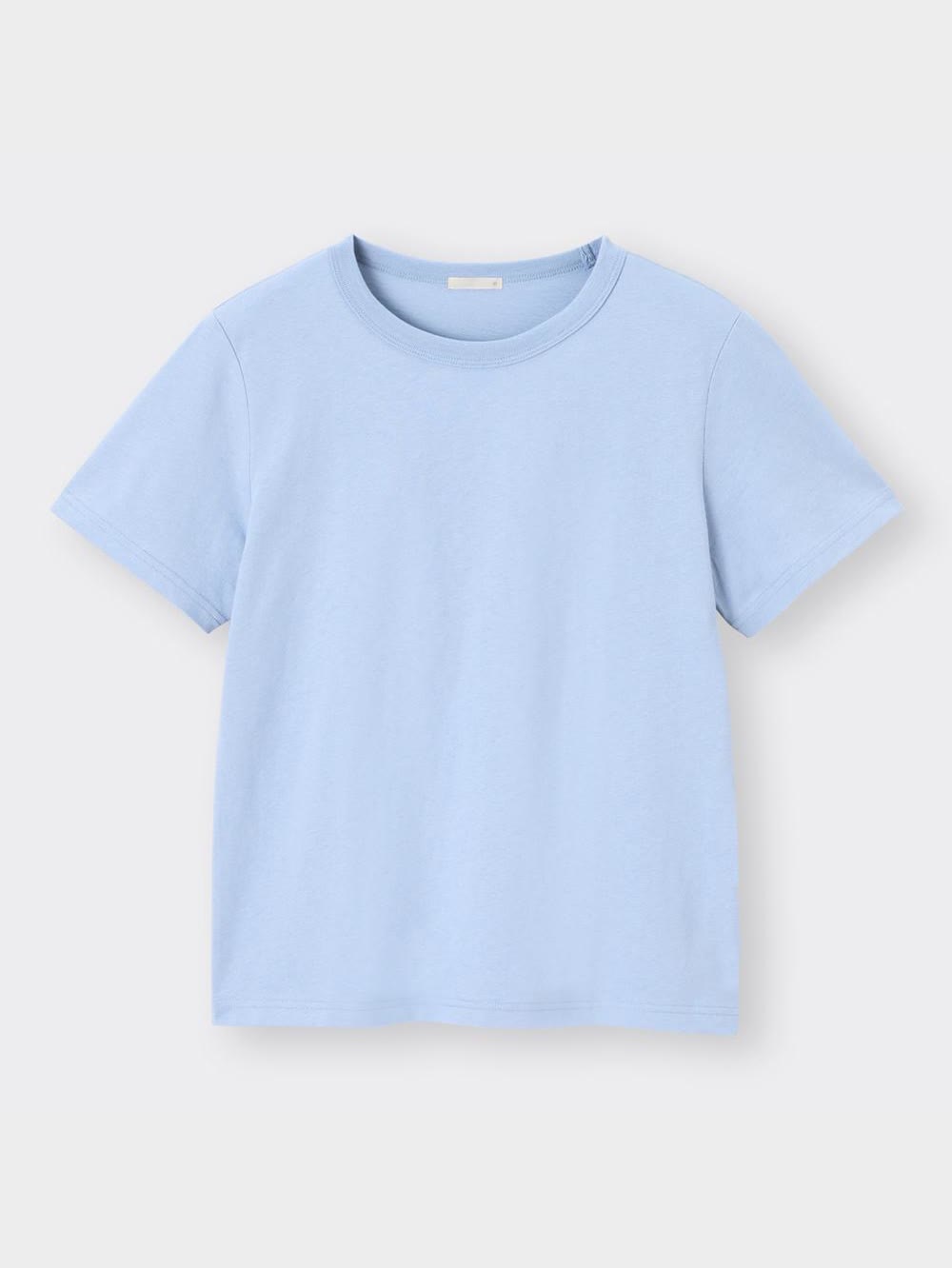 らーく出品 GU公式 | コットンクルーネックT(半袖)