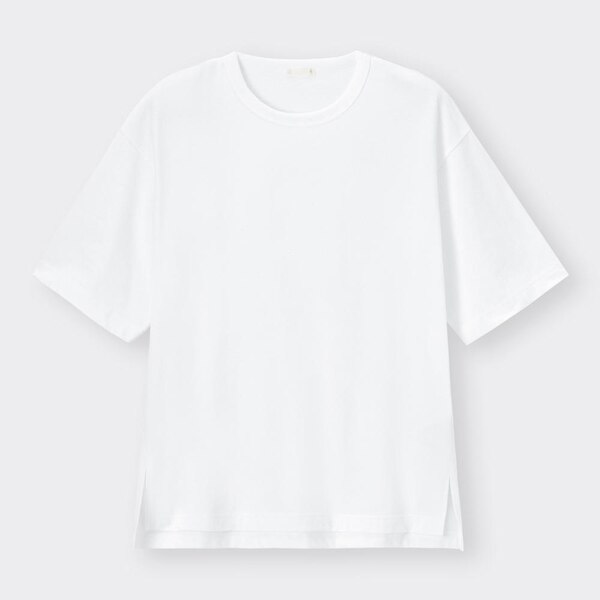 オーバーサイズT(5分袖)-OFF WHITE