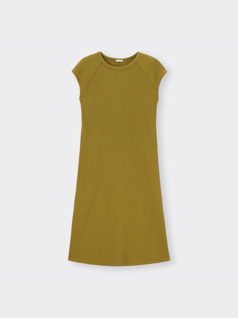 GU公式 | ワッフルフレンチスリーブワンピース