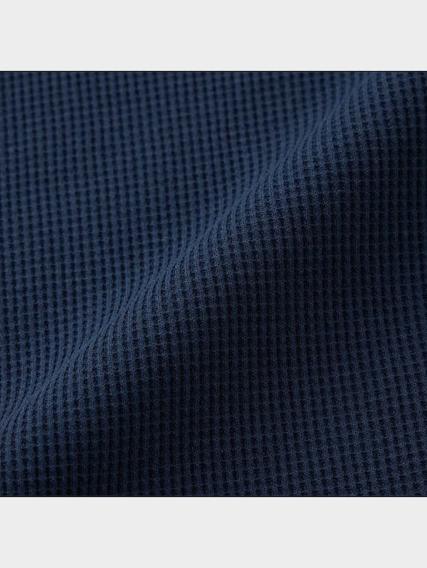 ワッフルフレンチスリーブワンピース