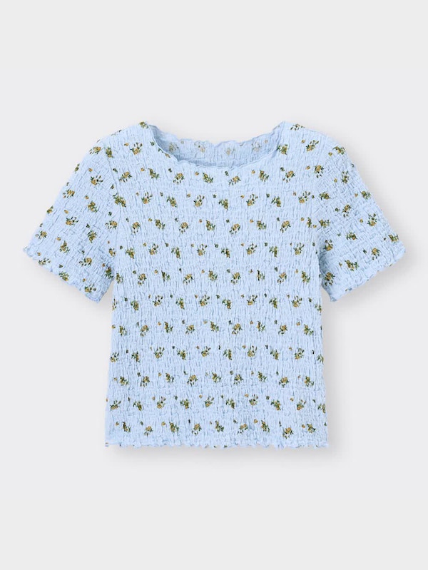 フ�ラワープリントコンパクトT(半袖)