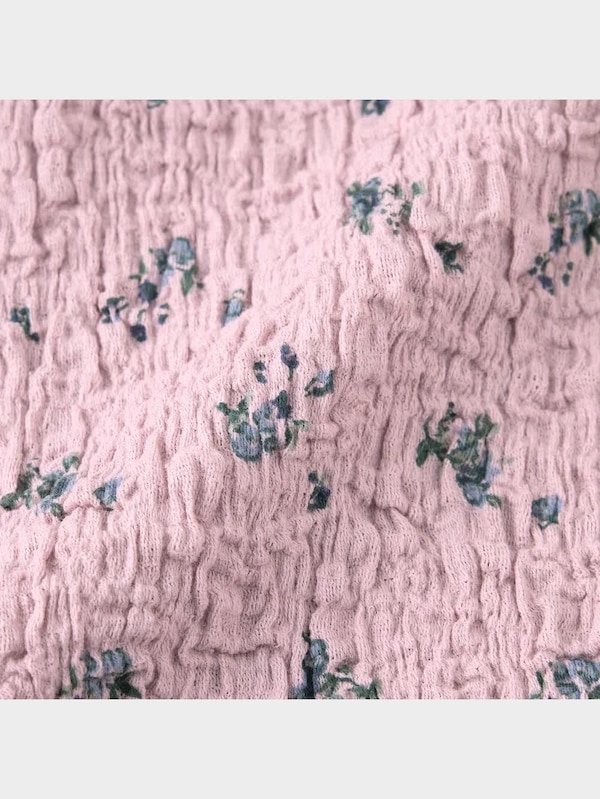 フラワープリントコンパクトT(半袖)