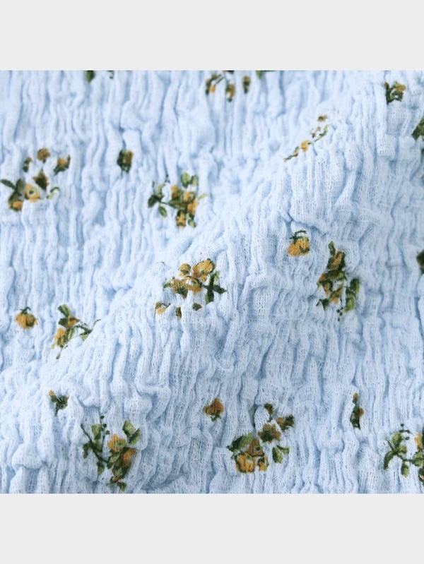 フラワープリントコンパクトT(半袖)