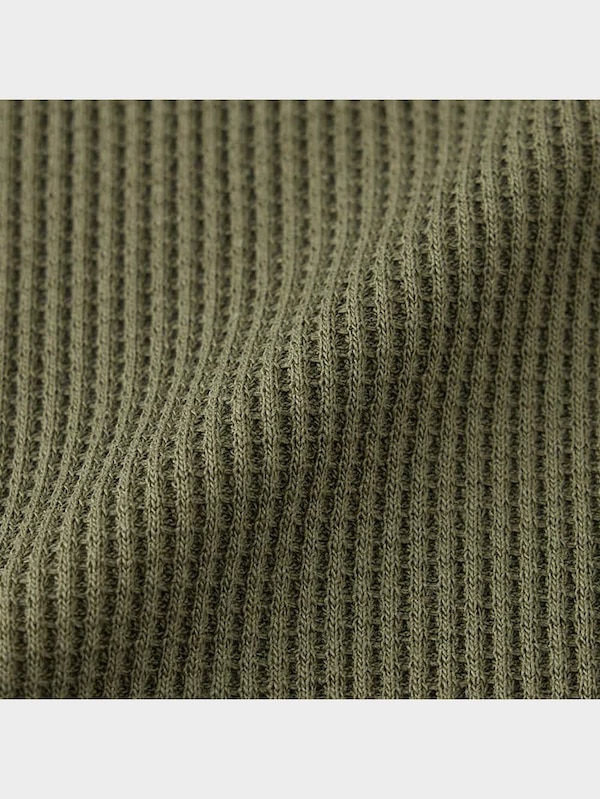 ワッフルヘンリーネックミニT(半袖)(丈43.5cm～50cm)