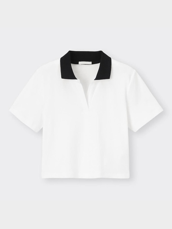 バイカラースキッパーポロ(半袖)(丈43.5cm～50cm)