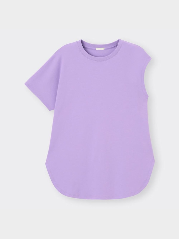 アシンメトリースリーブチュニックT(半袖)RS+X