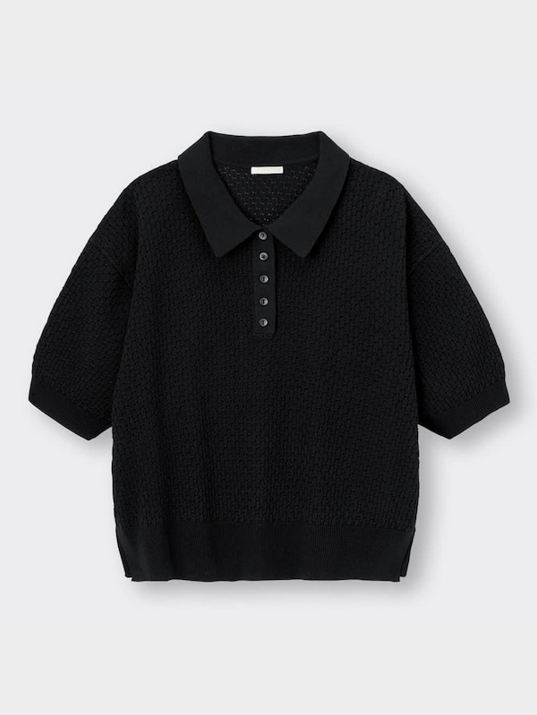 レーシーポロセーター(5分袖)RS+E