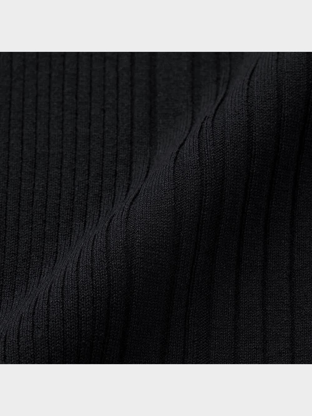 GU公式 | リブバックリボンセーター(半袖)Z