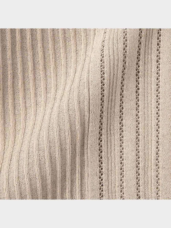 レーシーリブコンビネーションセーター(7分袖)Z