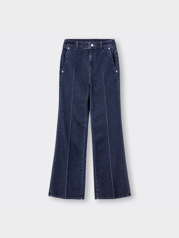 センタープレスセミフレアジーンズRS+E