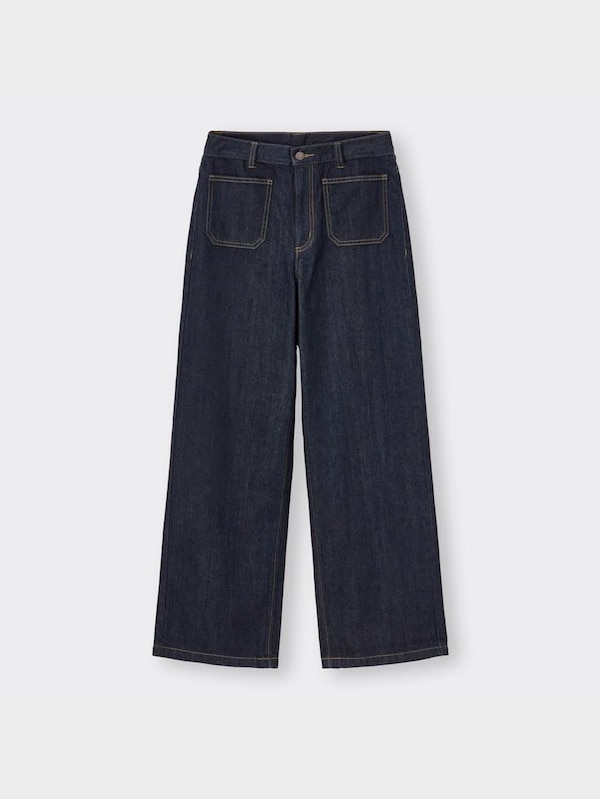 パッチポケットセミワイドジーンズRS+E