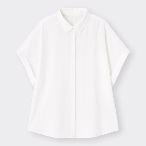 エアリーシャツ(半袖)-WHITE