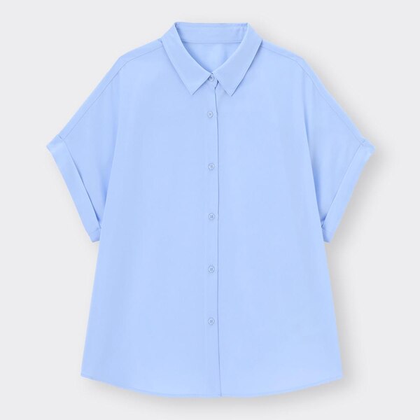 エアリーシャツ(半袖)-BLUE