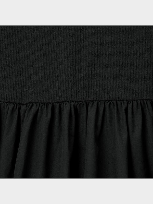 布帛コンビネーションフレアワンピース(半袖)Z+E