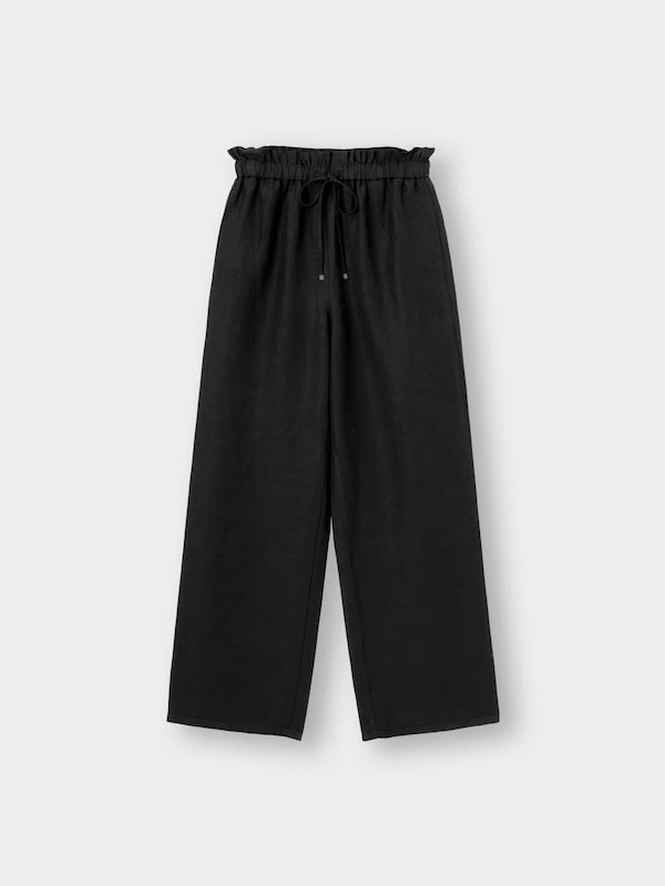 リネンブレンドイージーワイドパンツRS+E